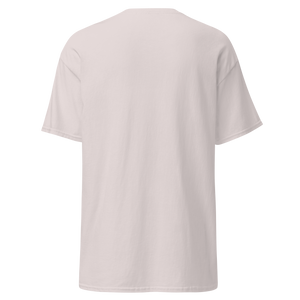 Plain light gray t-shirt on a white background